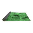 thumbnail image 2 of Ahgly Company Indoor Square Oriental Emerald Green Industrial Area Rugs, 5' Square, 2 of 4