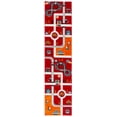 thumbnail image 2 of SAFAVIEH Carousel Kids Devan Train Track Runner Rug, Red/Ivory, 2' x 8', 2 of 11