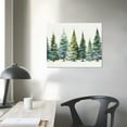 thumbnail image 4 of COMIO Christmas Tree Print, Winter Landscape, Watercolor Christmas Tree Painting Print, Pine Tree Art, Farmhouse Christmas wall art, Winter Wall Art, 4 of 5