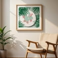 thumbnail image 6 of Beach house patio - Illustration Beach Tropical Coastal Pastel Summer Minimalist Palm Tree Unframed Wall Art Print 6 x 6 inches, 6 of 9