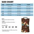 thumbnail image 5 of Goofa Rooster And Chicken Printed Men's Sleeveless T-Shirt - Athletic Gym Workout Tank Top for Men - Moisture-Wicking, UPF 30+ Quick-Dry Muscle Tee-X-Large, 5 of 8