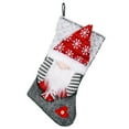 thumbnail image 1 of Coofit Christmas Stocking Gnome Decorative Festive Holiday Stocking Xmas Hanging Sock, 1 of 10