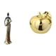 thumbnail image 1 of Figura africana, figura de escritorio, estatua decorativa, escultura de fruta, adorno de cerámica con diseño artístico, adecuada para hogares, oficina, 1 of 8