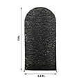 thumbnail image 4 of BalsaCircle 7 ft Black Fitted Sparkly Big Payette Sequin Round Top Wedding Arch Backdrop Stand Cover Party Events Decorations, 4 of 8