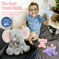 thumbnail image 5 of MaoGoLan 5pcs Elephant Stuffed Animals 15.7'' Mommy Elephant Plush Have Rotatable Trunks with 4 Baby Elephants Inside, 5 of 7