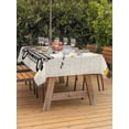 thumbnail image 2 of Outdoor Tablecloth with Umbrella Hole and Zipper, Cute Pig Rectangle Table Cloth 52x70 Inch Waterproof Tablecloth, County Sunflowers Truck Farmhouse Black White Plaid Picnic Table Cover for Patio, 2 of 7