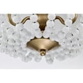 thumbnail image 5 of Warehouse of Tiffany IMC834-3 15 in. Taha Indoor 4-Light Gloss White & Brass Flush Mount Ceiling Light with Light Kit, 5 of 5