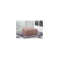 thumbnail image 5 of Homestock Mediterranean Mingle Velvet Ottoman/Bench, 5 of 6