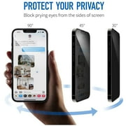 For Samsung Galaxy S24+ /S24 Plus 5G Privacy Screen Protector Tempered Glass Anti-Spy Anti-Peek 9H Hardness Screen Cover by Xpression - Black
