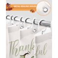 thumbnail image 4 of Fall Thanksgiving Sage Green Pumpkin Shower Curtain Set ，Waterproof Fabric Shower Curtains Shower Curtains for Bathroom,Bathroom Decor 72"x72", 4 of 7