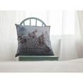 thumbnail image 4 of Amrita Sen Suede Zippered Pillow With Brown on Blue Finish CAIPL70FSDS18X18, 4 of 5