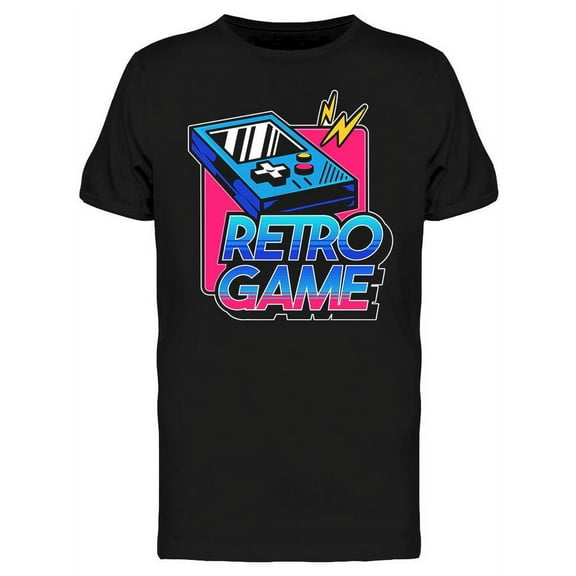 Vintage Retro Game T-Shirt Men -Image by Shutterstock, Male x-Large