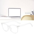 thumbnail image 2 of Blue Light Blocking Glasses Unisex Stylish Square Eyeglasses Light Blocking Clear Lens Blue Light Filter Lens Eyewear, 2 of 7