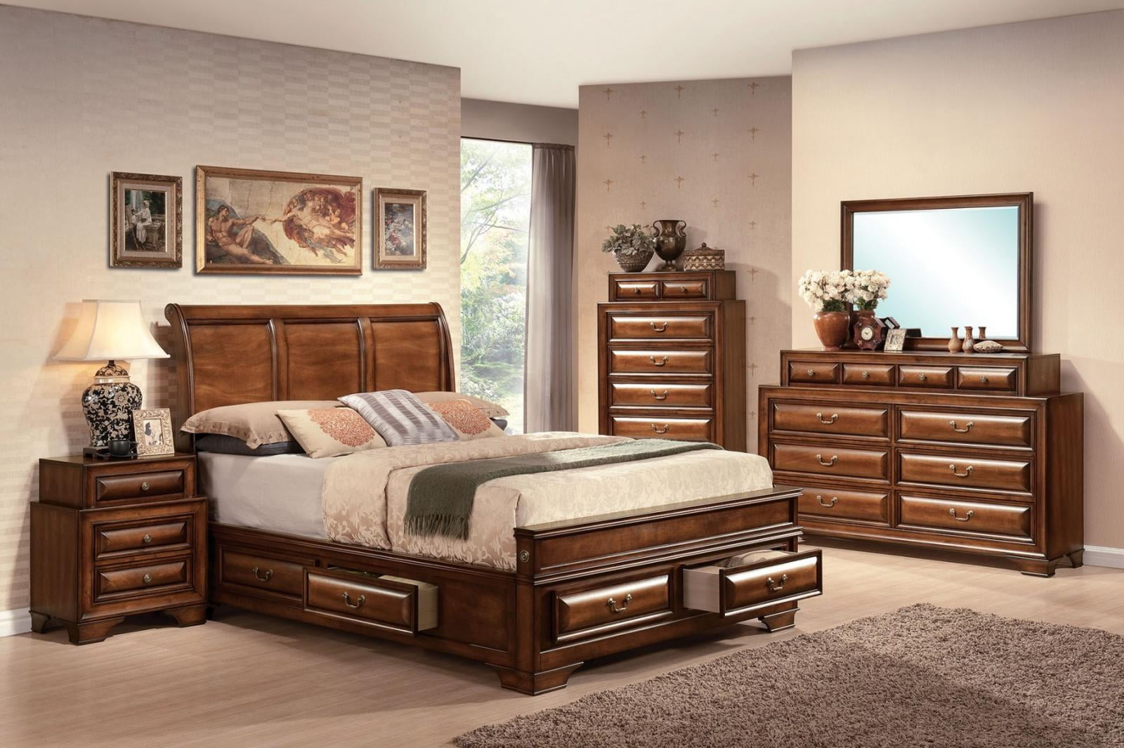 cherry veneer bedroom furniture