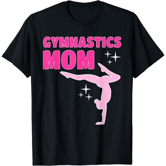 Funny Gymnastics Mom Pink Handstand Gymnast Mother Mama T-Shirt