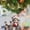 C, variant on TIELUTT Cute Cat Decorations for Christmas Cute Acrylic Flat Pendants for Christmas Craft Garland Beaded Bunny Ornament Set Front Porch Christmas Decorations 12 Days of Christmas Glasses