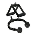 thumbnail image 2 of Juego de accesorios para máquina de cable, , mancuernas, entrenamiento con pesas, cuerda para tríceps, polea para LAT, accesorios para muñecas,, 2 of 8