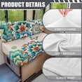 thumbnail image 6 of XYZCANDO Boho Flower Butterfly RV Dinette Cushions Washable Couch Cover 2 Cushion Sofa Universal Sofa Slip Covers for 2 Seat Cushion Couch RV Accessories for Inside Bench Seat Cover White, 6 of 7