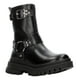 thumbnail image 2 of Botas Niña Tropicana Negro Doble Hebilla Zipper Plataforma negro 18 MX, 2 of 10