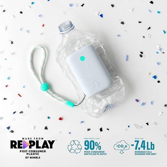 Nimble Chargeur Portable Champ 10.000 mAh 20W PD Luna Blanc