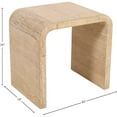 thumbnail image 3 of Meridian Furniture Cresthill White Oak End Table, 3 of 10