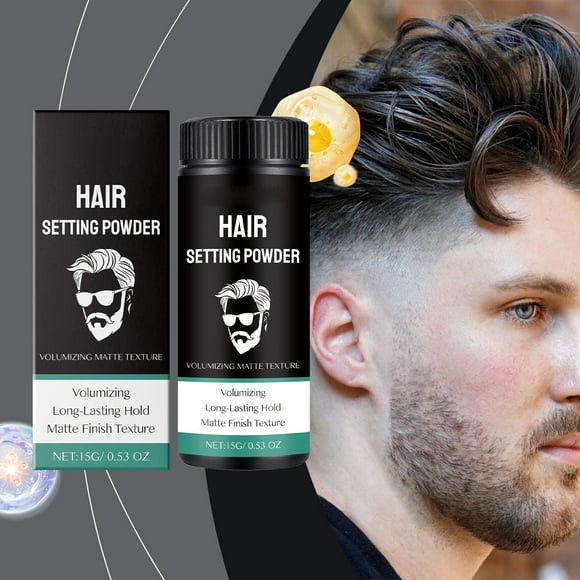 WIFKLSIIPG Setting Powder Hair Oil Control Refreshing Setting Hair Texture Powder