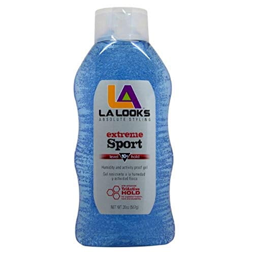 LA Looks Sport Xtreme Hold Gel, Hold Level 10+, 20 Ounce, (Pack of 1) (1088402)