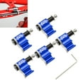thumbnail image 3 of Luwecf 3xBike Cable Guide Hydraulic Brake Line Holder Hose Wire Clips Clamps Blue, 3 of 9