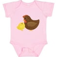 thumbnail image 3 of Inktastic Hen and Chick Farm Animals Boys or Girls Baby Bodysuit, 3 of 5