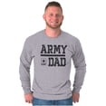 thumbnail image 3 of US Army Dad Military Soldier Pride Men's Long Sleeve Tee T Shirt Brisco Brands M, 3 of 6