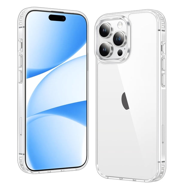 Funda para iPhone 14 Pro Max FNTCASE Transparente y Resistente
