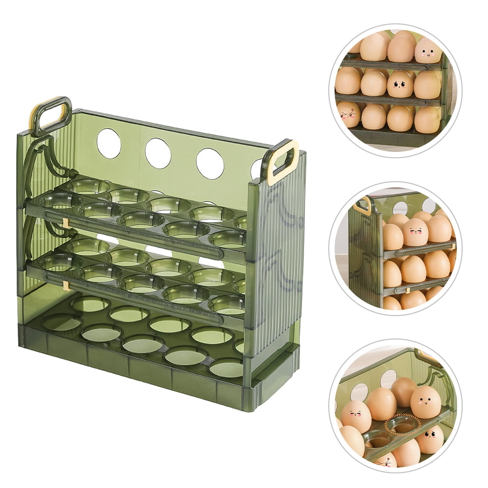 LEXSOMEO Multi-layer Refrigerator Eggs Container Egg Rack Kitchen Egg Storage Container Egg Organizer