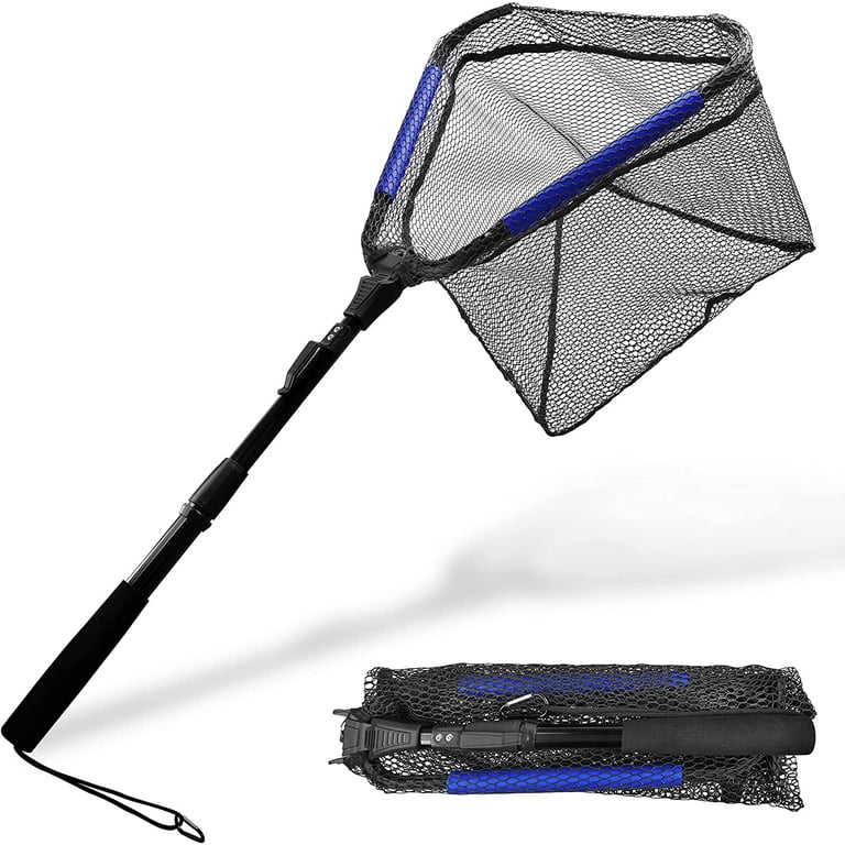ez fold fish landing net Easy Opening Collapsible  Perfect Hatch These newly redesigned nets are now stronger than ever Fishing Net Floating Landing Net-