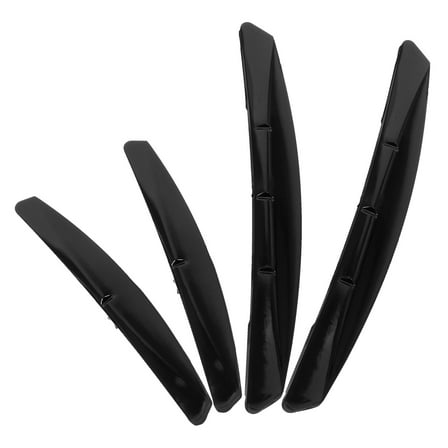 Hytrove 4Pcs Anti-Collision Strip for Vehicles Bumper Guard Protector SUV Truck 11.8X0.4X0.1in
