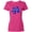 Cyber Pink, variant on Inktastic Autism Awareness Be Kind Dark Blue Puzzle Piece Women's T-Shirt