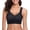 Black, variant on Sngxgn Sports Bras for Women Seamless Comfortable Yoga Bra with Pads(Green,M)