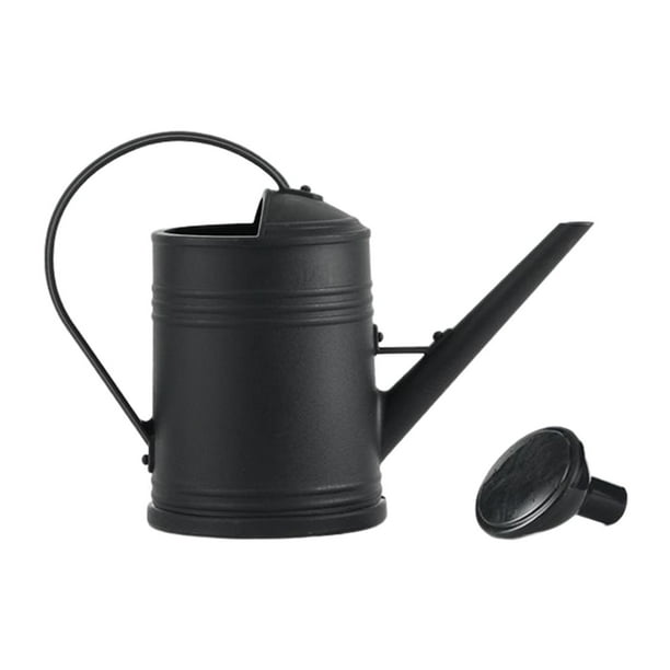 Regadera de de gran capacidad con rociador desmontable herramientas de jardín prácticas Negro Sharpla Regadera