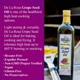 Pure Grape Seed Oil, Expeller Pressed & Hexane Free, Kosher for