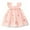 Pink, variant on Toddler Girls Fly Sleeve Butterfly Tulle Ruffles Dress Dance Party Princess Dresses Clothes Girls Dresses for Wedding Birthday Pageant Celebration