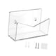 thumbnail image 2 of Organizador de correo acrílico de pared con ganchos, archivador y sobres de escritorio. transparente, 2 of 9