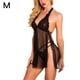 thumbnail image 1 of Vestido de ropa de dormir sexy para mujer Conjunto de lencería con perspectiva en V profunda Ropa interior de encaje, S sidaley XX000107-02, 1 of 7