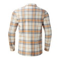 thumbnail image 6 of Frontwalk Plaid Button Up Shacket for Mens Check Print Shirt Jacket Casual Winter Fall Long Sleeve Outwear Tops with Pocket, 6 of 7