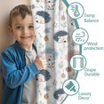 thumbnail image 3 of Blackout Kids Curtains,Hedgehog Pattern Childrens Insulated Curtains Set Of 2,Bedroom Essentials,Toddler Room Decor 52"x63"(132x160cm), 3 of 4