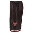 thumbnail image 4 of Youth Mitchell & Ness Black Chicago Bulls Hardwood Classics Swingman Shorts, 4 of 4