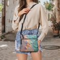 thumbnail image 5 of Kuiaobaty Starfish Sea Shell Print Crossbody Bag for Women, Medium Size Vegan Leather Messenger Handbag Crossbody, Durable Waterproof Hobo Purse with Adjustable Strap for Travel, 5 of 7