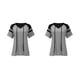 thumbnail image 2 of Minnieouse Blusa de camiseta suelta para mujer Top de verano de vacaciones Ropa de verano Gris XL Type7 NO7, 2 of 6
