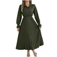 thumbnail image 2 of UPPADA Womens Fall Wedding Guest Dress Solid Long Sleeves Maxi Dress Elegant Evening Party Special Dresses Semi Formal Dresses for Women Plus Size Women, 2 of 5