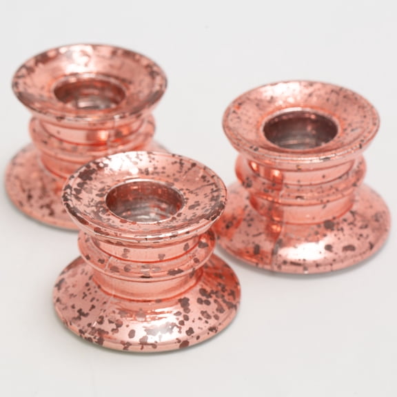 Richland Athena Taper Candle Holder Rose Gold Set of 12