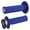 Blue, variant on Odi V2 Half Waffle MX Lock-On Grips Fluorescent Yellow