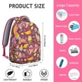 thumbnail image 3 of Retro Paisley Floral School Backpack for Students Comfortable and Durable Boho Vintage Floral Pattern Backpack with Abstract and Mandala Inspired Design, 3 of 6